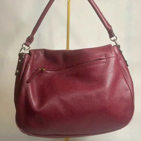 Kate Spade Jackson Medium Flap Shoulder Bag in Cherrywood/Merlot - Picture 4 of 13
